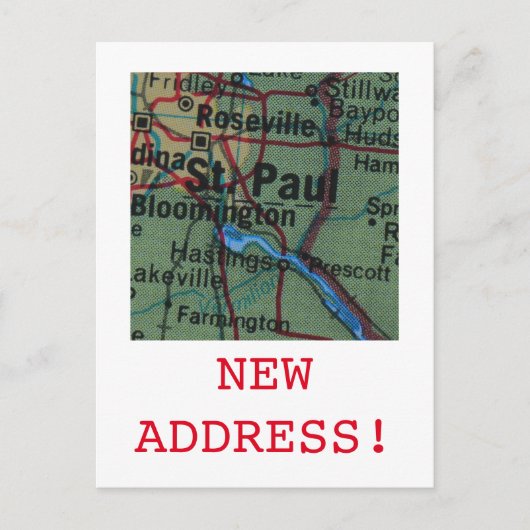 Aankondiging van St Paul New Address (Voorkant)