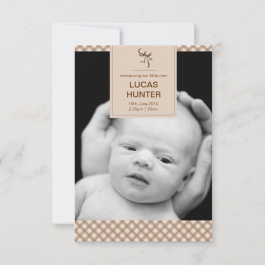 Aankondiging van Stag Birth (Voorkant)