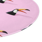 Aankondiging van Toucan: Tropical Pink Paradise Snijplank (Hoek)