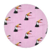 Aankondiging van Toucan: Tropical Pink Paradise Snijplank (Voorkant)