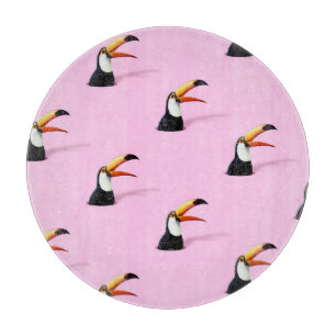 Aankondiging van Toucan: Tropical Pink Paradise Snijplank