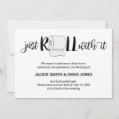 Aankondiging van uitstel van huwelijk - Just Roll (Voorkant)