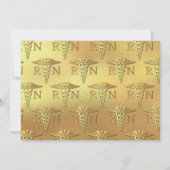 Aankondiging van ursing Gold Afstuderen (zwart) (Achterkant)