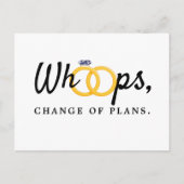 Aankondiging van verandering trouwdatum Oeps (Voorkant)