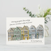 Aankondiging van verhuizing van Painted Ladies San (Staand voorkant)