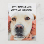 Aankondiging van verloving Aangepast briefkaart vo (Voorkant)