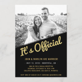 Aankondiging van Verloving en Ontvangst Uitnodigin