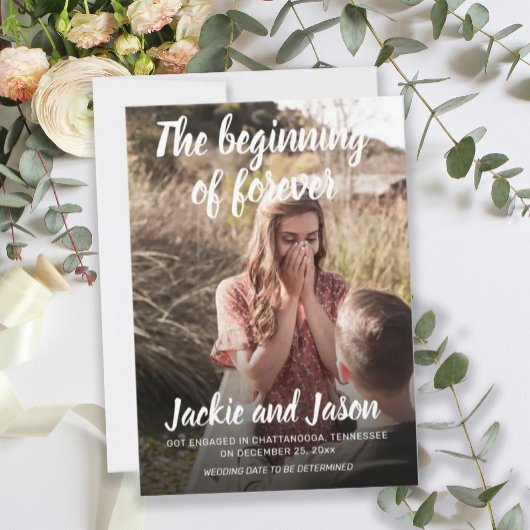 Aankondiging van Verloving Foto vanaf Forever 