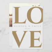 Aankondiging van verloving met afbeelding (Voorkant / Achterkant)