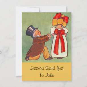 Aankondiging van Verloving op een zweet