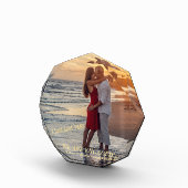 Aankondiging van Verloving Trendy Gold Fotoblokken (Rechts)