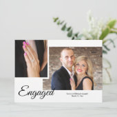 Aankondiging van Verloving voor showy Script-foto' (Staand voorkant)