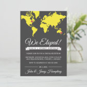 Aankondiging van vertrek en uitnodiging voor recep (Staand voorkant)