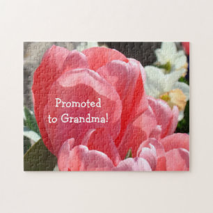 Aankondiging van zwangerschap bij grootmoeders puz legpuzzel