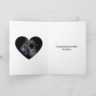 Aankondiging van zwangerschap gefeliciteerd aan ec