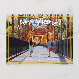 Aankondiging van zwangerschap in het Spaans