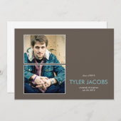 Aankondiging verbonden foto-Afstuderen (Voorkant / Achterkant)