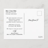 Aankondiging verhuizing bestemming Maine (Achterkant)