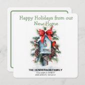 Aankondiging verhuizing naar nieuw huis met vakant (Voorkant / Achterkant)