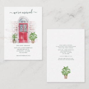 Aankondiging verhuizing watercolorplanten