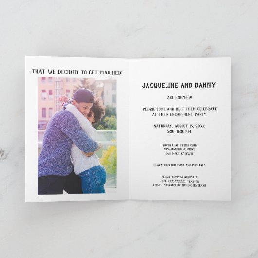 Aankondiging verloving (Binnen)