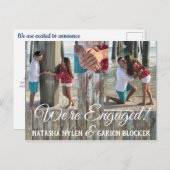 aankondiging verloving briefkaart (Voorkant / Achterkant)