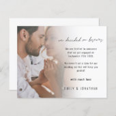 Aankondiging Verloving budgetfotoscript (Voorkant / Achterkant)