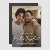 Aankondiging Verloving foto's beter bij elkaar (Voorkant / Achterkant)