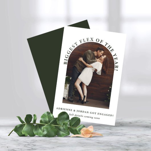 Aankondiging Verloving moderne Arch Photo