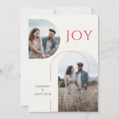 Aankondiging Verloving Vakantie Vreugde Rood (Voorkant)