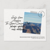 Aankondiging verplaatsen bestemming Arizona (Voorkant)