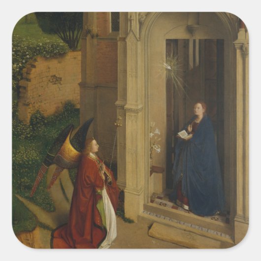 Aankondiging Vierkante Sticker (Voorkant)