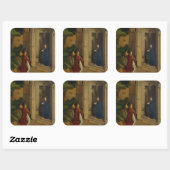 Aankondiging Vierkante Sticker (Vel)