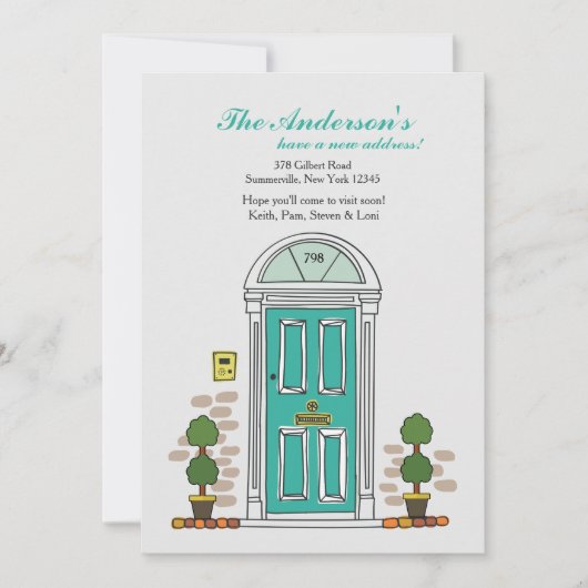 Aankondiging voor beweging voordeur (Voorkant)