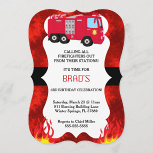 Aankondiging voor brandbestrijding in brandweeraut