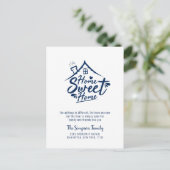 Aankondiging voor Home-verplaatsing thuis Briefkaart (Staand voorkant)