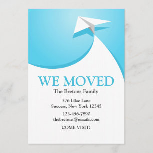 Aankondiging voor verplaatsing papier