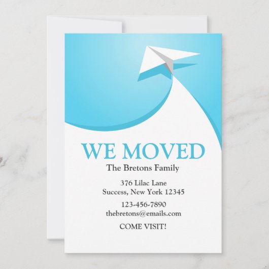 Aankondiging voor verplaatsing papier (Voorkant)