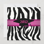 Aankondiging zebra Afstuderen (Achterkant)