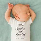 Aankondiging zwangerschap grootouders romper