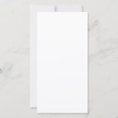 Aankondiging Zwangerschap Restaurant Menu (Achterkant)