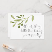 Aankondiging Zwangerschap Voor Ouders Ik Ben Zwang (Voorkant / Achterkant in situ)