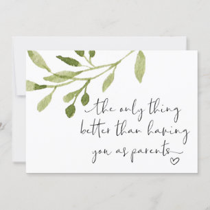 Aankondiging Zwangerschap Voor Ouders Ik Ben Zwang