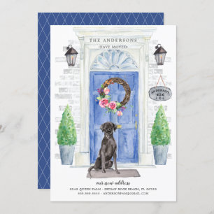 Aankondiging zwarte lab-voorklep