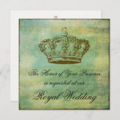Aankondigingen uitnodigingen Franse Kroon Elegant (Voorkant / Achterkant)