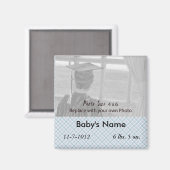 Aankondigingen van Baby Boy Button (Pin) Magneet (Voorkant / Achterkant)