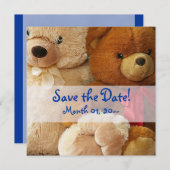 Aankondigingen van Cute Teddy Bear Friends (Voorkant / Achterkant)