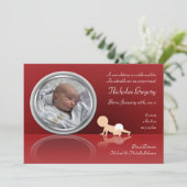 Aankondigingen van de geboorte van Baby Reflection (Staand voorkant)