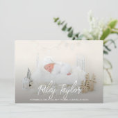 Aankondigingen van de geboorte van Elegant Script  (Staand voorkant)