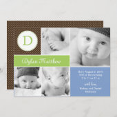 Aankondigingen van de geboorte van het moderne Ini (Voorkant / Achterkant)